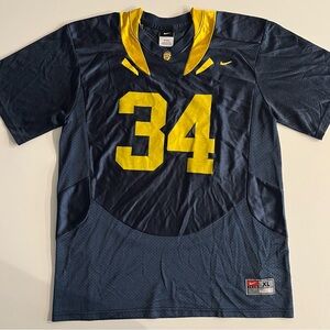 Nike University Of California Golden Bears Youth Football Jersey Size XL #34